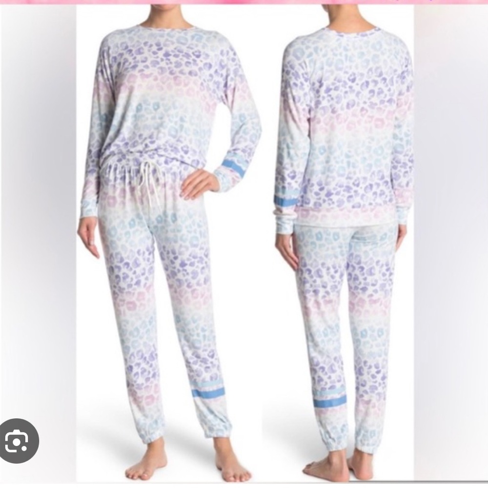 PJ Salvage Ombré Leopard Pajama Set-NWT